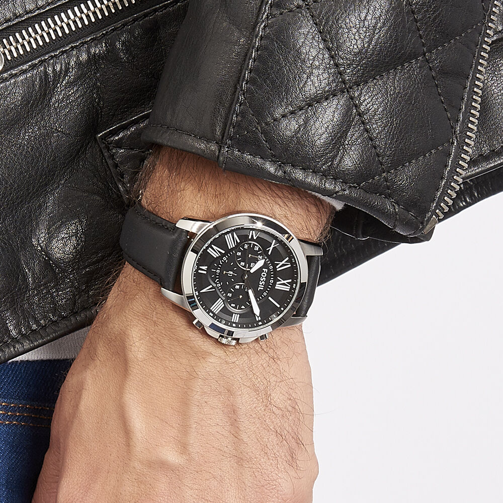 Fossil on sale noir homme
