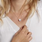 Collier Lumineuse Argent Blanc Oxyde De Zirconium - Colliers avec pierres Femme | Marc Orian
