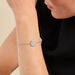 Bracelet Mayi Argent Blanc - Bracelets chaînes Femme | Marc Orian