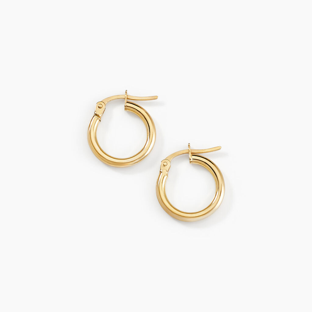 Créoles Verania Or Jaune - Créoles Femme | Marc Orian