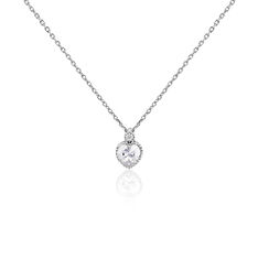 Collier Shannon Argent Blanc Oxyde De Zirconium - Colliers Femme | Marc Orian