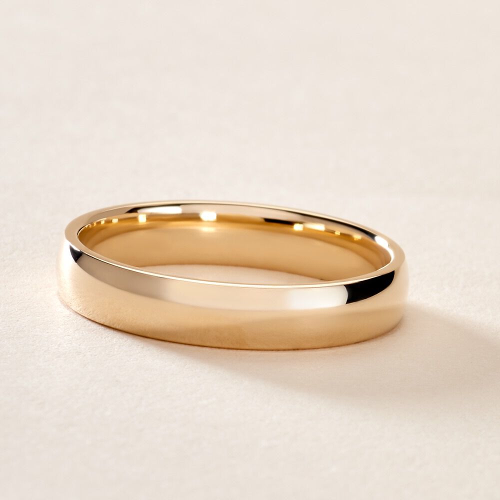Alliance Sirona Demi Jonc Confort Or Jaune - Alliances personnalisées Femme | Marc Orian