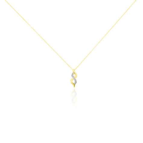 Collier Ilarione Or Jaune Diamant - Colliers avec pierres Femme | Marc Orian