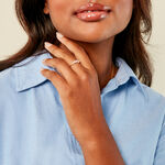 Bague Illumia Or Jaune Oxyde De Zirconium - Solitaires Femme | Marc Orian