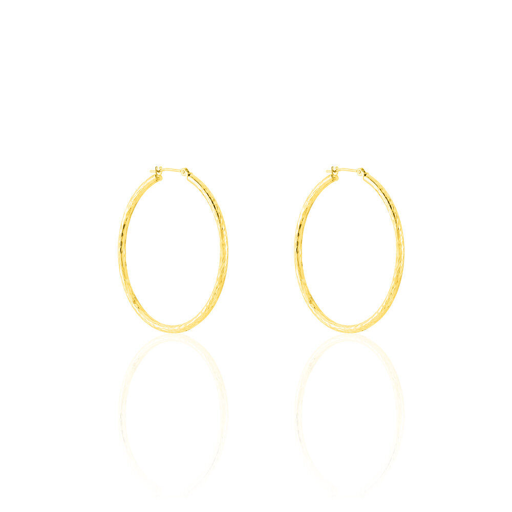 Cr&eacute;oles Cayla Or Jaune - Cr&eacute;oles Femme | Marc Orian