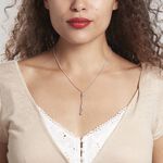 Collier Lassy Argent Blanc - Colliers fantaisie Femme | Marc Orian