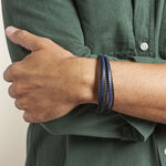 Bracelet Jourdan Homme Byron Acier Argente - Bracelets cuir Homme | Marc Orian