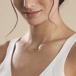 Collier Nylon Argent Blanc Oxyde - Colliers avec pierres Femme | Marc Orian