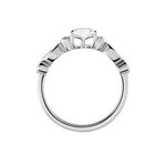 Bague Solitaire Sagan Argent Blanc Oxyde De Zirconium - Bijoux fantaisie Femme | Marc Orian