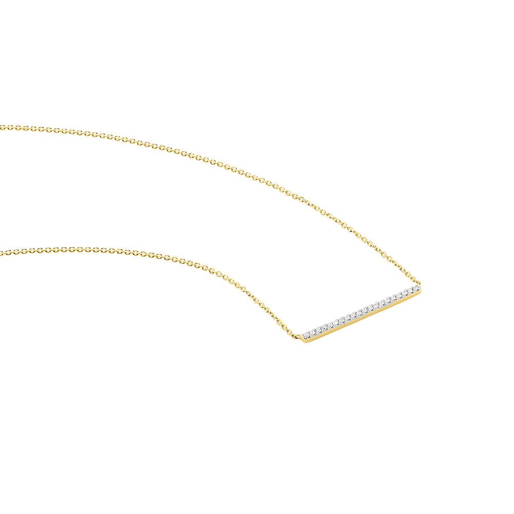 Collier Alayna Or Jaune Diamant - Colliers avec pierres Femme | Marc Orian