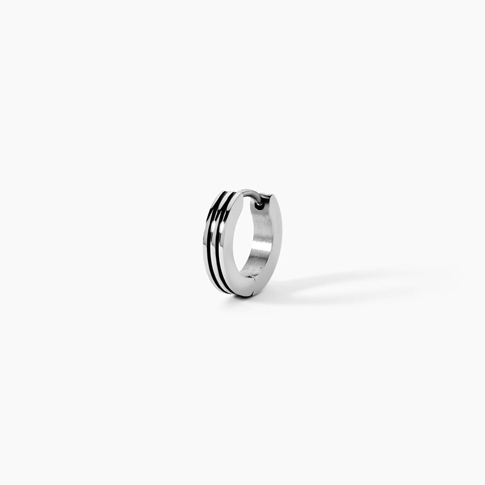 Créole Unitaire Acier Blanc Charloto - Piercings d'oreilles Homme | Marc Orian