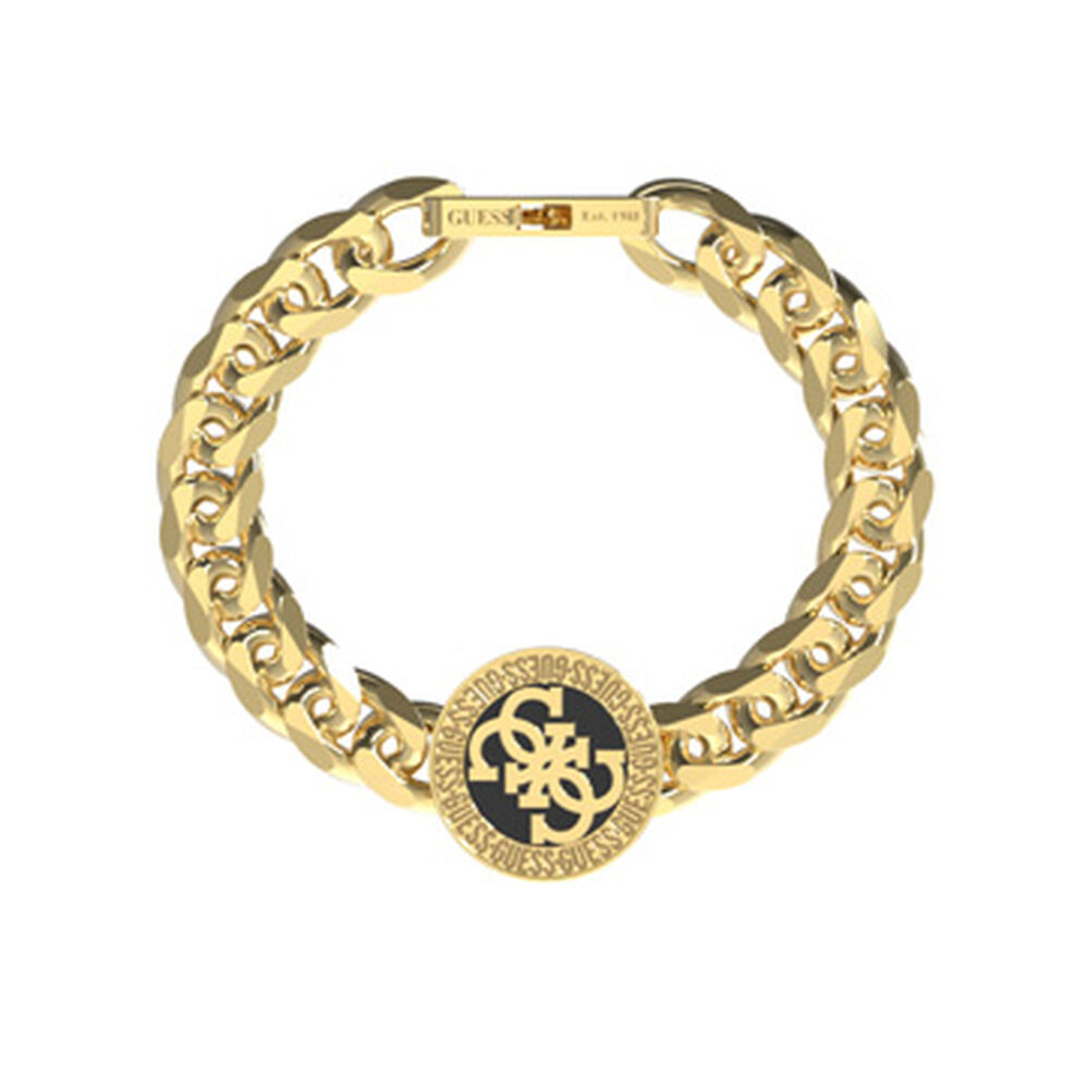 Bracelet Guess 4G Icon Acier Jaune - Bracelets cha&icirc;nes Homme | Marc Orian
