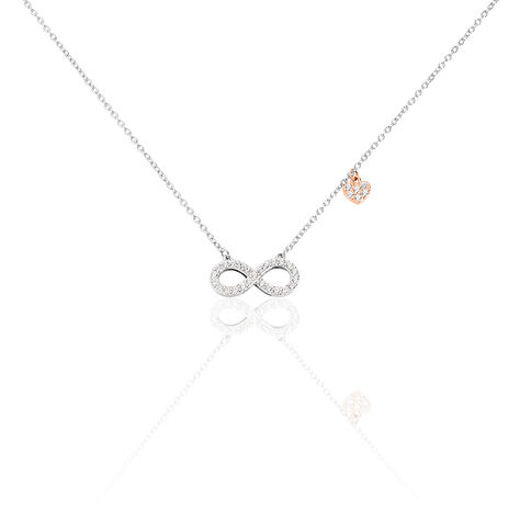 Collier Nella Argent Blanc Oxyde De Zirconium - Colliers avec pierres Femme | Marc Orian