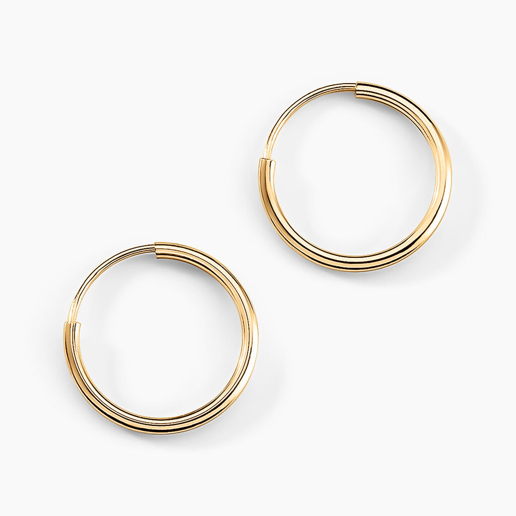 Créoles Dominae Or Jaune - Créoles Femme | Marc Orian