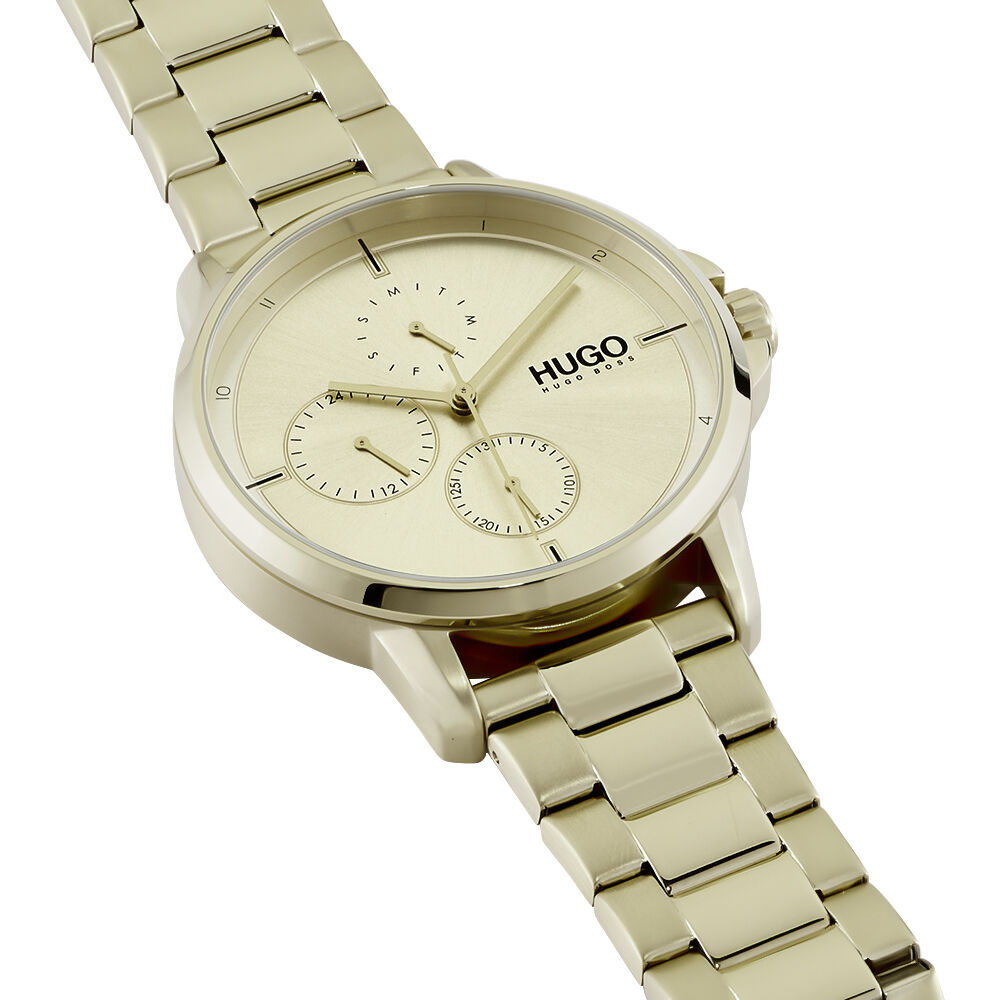 Montre Hugo Focus Champagne - Montres étanches Homme | Marc Orian