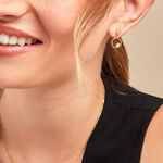 Boucles D'oreilles Pendantes Acier Dor&eacute; Amazonite - Pendantes Femme | Marc Orian