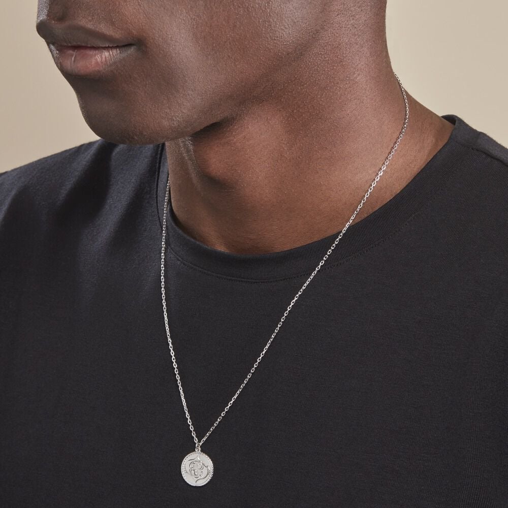 Collier Argent Blanc Lew - Colliers Homme | Marc Orian