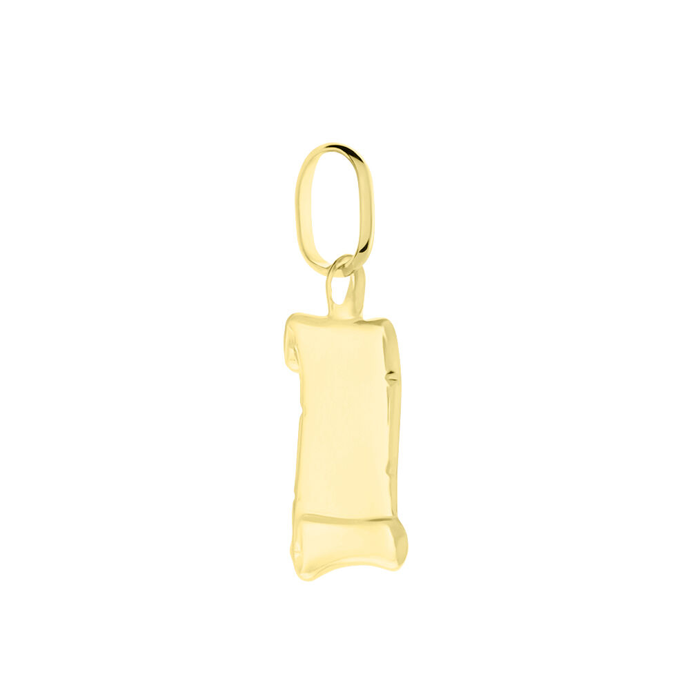 Pendentif Lamie Zodiaque Parchemin Or Jaune - Bijoux personnalisés Famille | Marc Orian