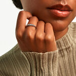 Bague Croissant Argent Blanc - Bijoux fantaisie Femme | Marc Orian