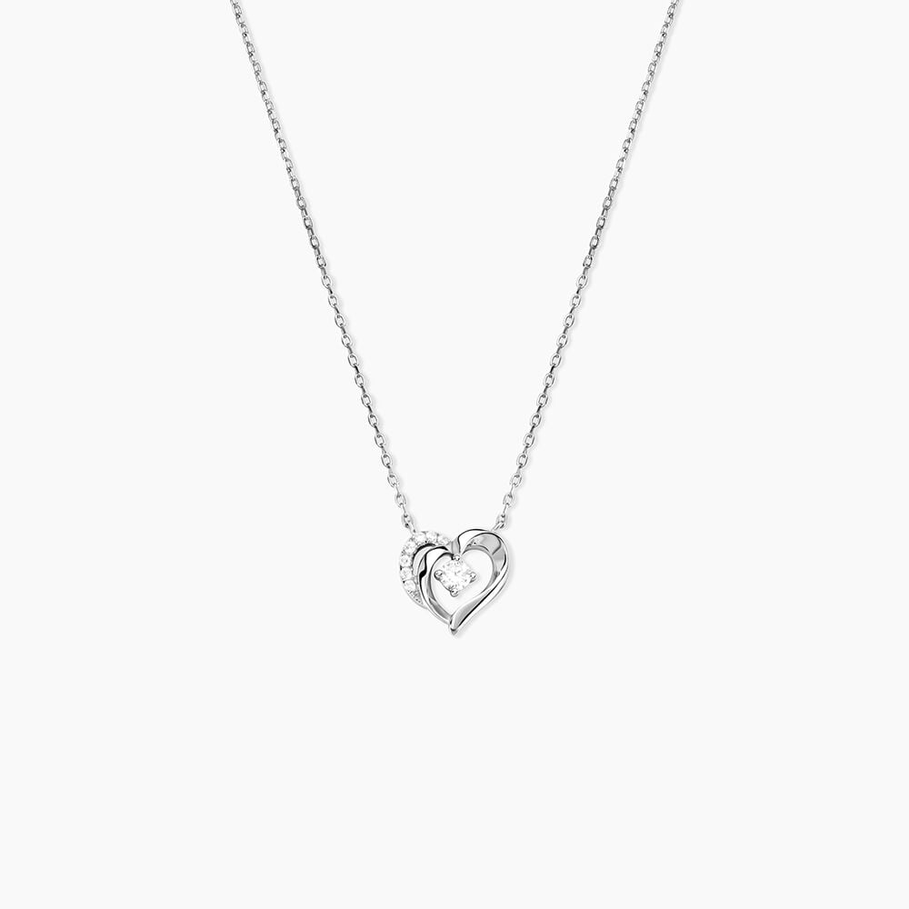 Collier Aggie Argent Blanc Oxyde De Zirconium - Colliers avec pierres Femme | Marc Orian