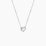 Collier Aggie Argent Blanc Oxyde De Zirconium - Colliers avec pierres Femme | Marc Orian