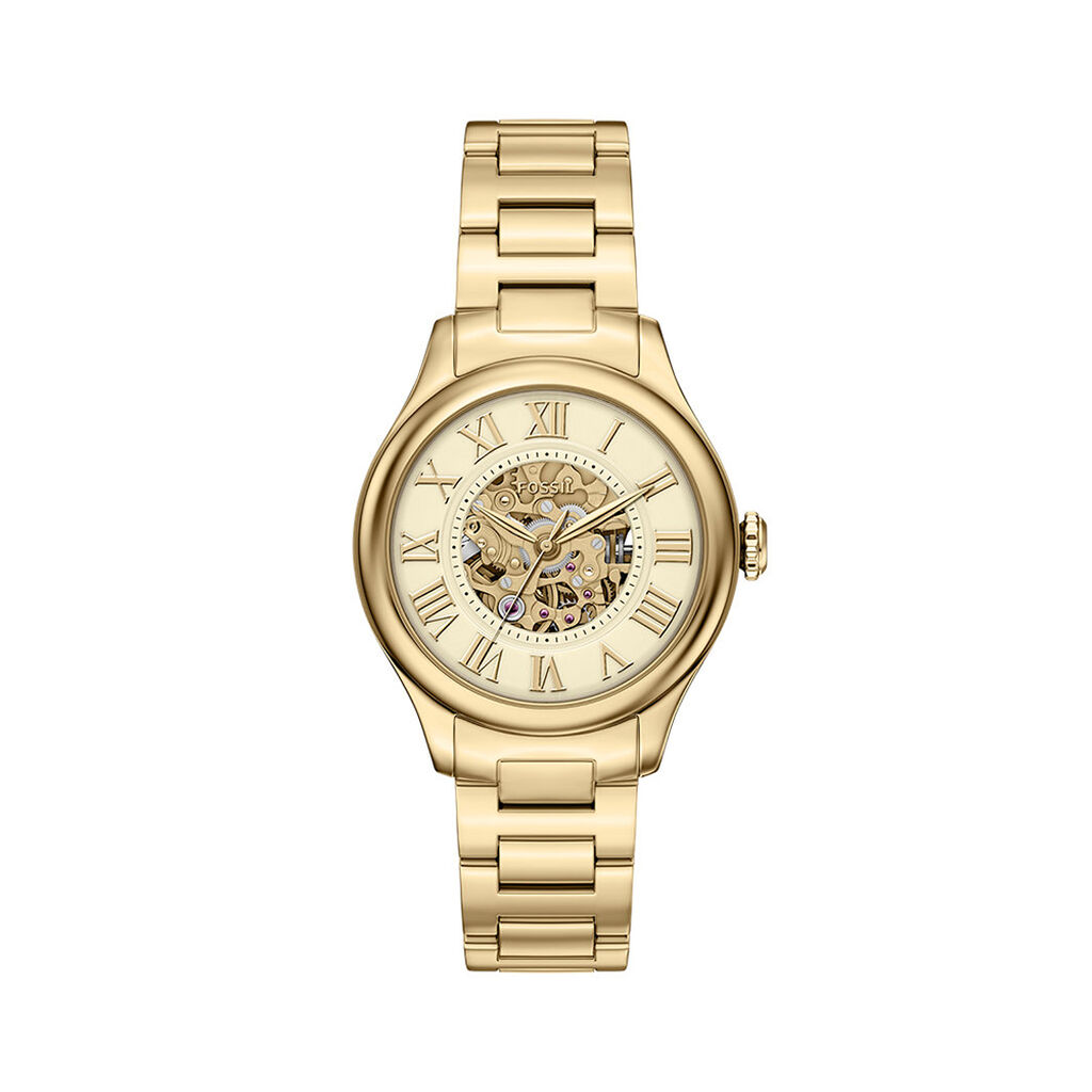 Montre Fossil Gilmore Automatic Dor&eacute; - Montres automatiques Femme | Marc Orian