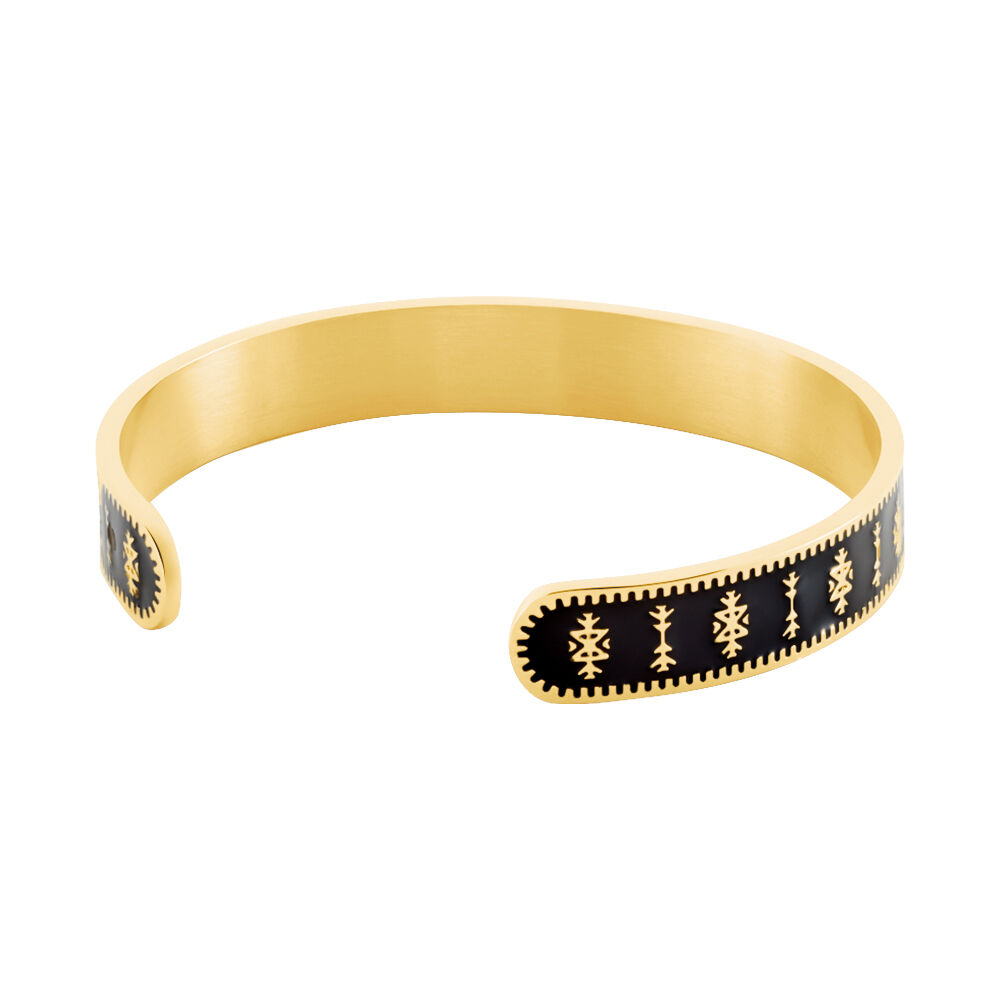 Bracelet Jonc Imagine Murielle Acier Jaune - Bracelets joncs Femme | Marc Orian