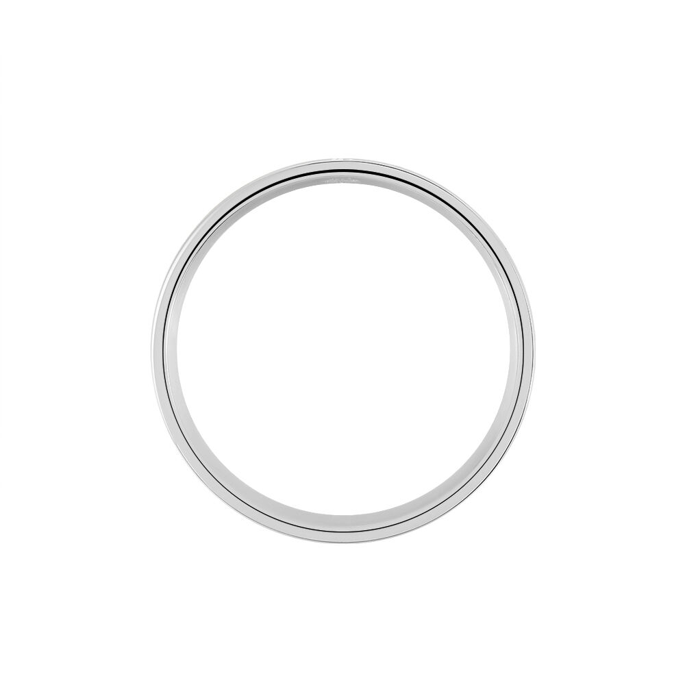 Bague Jourdan Ahou Acier Blanc Diamant -  Homme | Marc Orian
