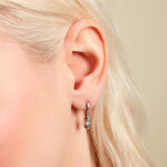 Cr&eacute;oles Duchesse Argent Blanc Oxyde De Zirconium - Cr&eacute;oles Femme | Marc Orian