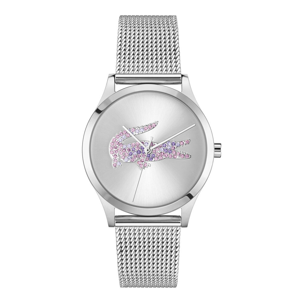 Montre Lacoste Crocodelle Argenté - Nouveautés Femme | Marc Orian