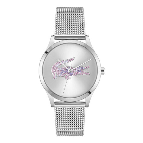 Montre Lacoste Crocodelle Argenté - Nouveautés Femme | Marc Orian