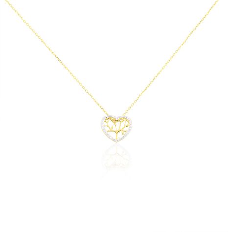 Collier Or Jaune Douglasa Diamants - Colliers avec pierres Femme | Marc Orian