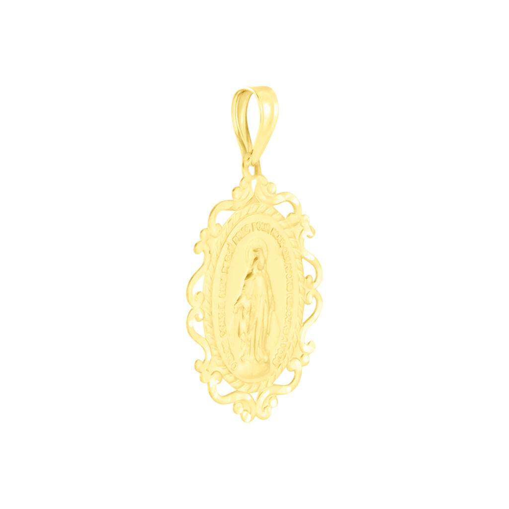 Médaille Or Jaune Vierge - Pendentifs Famille | Marc Orian