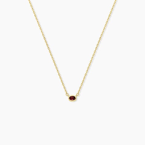 Collier Poem Argent Jaune Tourmaline - Colliers avec pierres Femme | Marc Orian