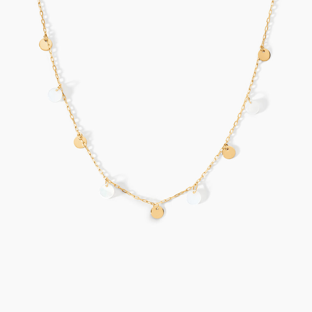 Collier Epurea Or Jaune Nacre - Colliers avec pierres Femme | Marc Orian