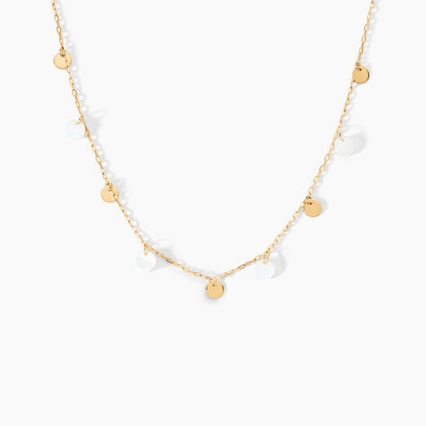 Collier Epurea Or Jaune Nacre - Colliers avec pierres Femme | Marc Orian