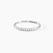 Alliance Pristina Or Blanc Diamant - Alliances avec pierres Femme | Marc Orian