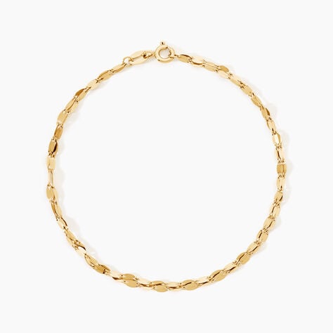 Bracelet Camelie Argent Dor&eacute; A L'Or 750/1000 - Bracelets cha&icirc;nes Femme | Marc Orian