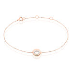 Bracelet Rosalina Or Rose Diamant - Bracelets Medailles Femme | Marc Orian