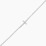 Bracelet Rayan Argent Blanc Oxyde De Zirconium - Bracelets fantaisie Femme | Marc Orian