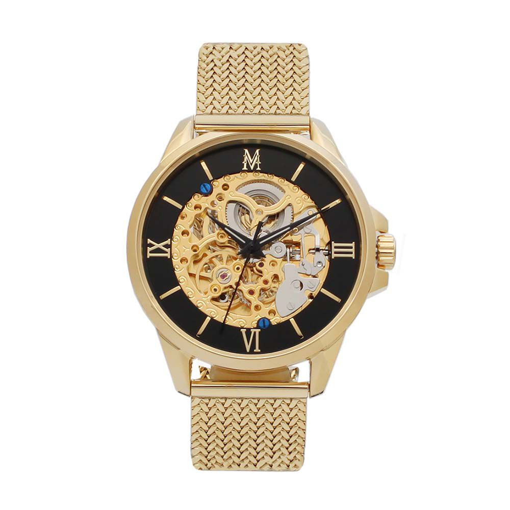 Montre Montignac Round Automatique Noir - Montres automatiques Homme | Marc Orian