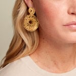 Boucles D'Oreilles Pendantes Savina Acier Jaune - Pendantes Femme | Marc Orian