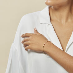 Bracelet Jonc Cynthia Fil Flexible Or Jaune - Bracelets jonc Femme | Marc Orian