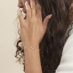 Bracelet Lim Or Blanc Oxyde De Zirconium - Bracelets cha&icirc;nes Femme | Marc Orian