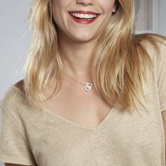 Collier Lovea Argent Blanc Céramique Et Oxyde De Zirconium - Colliers Femme | Marc Orian