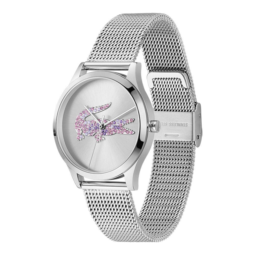 Montre Lacoste Crocodelle Argent&eacute; - Montres &eacute;tanches Femme | Marc Orian