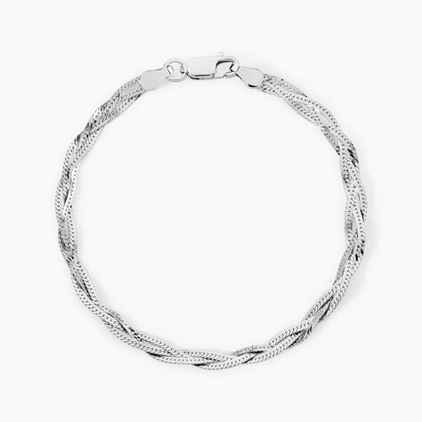 Bracelet Elae Argent Blanc - Bracelets fantaisie Femme | Marc Orian