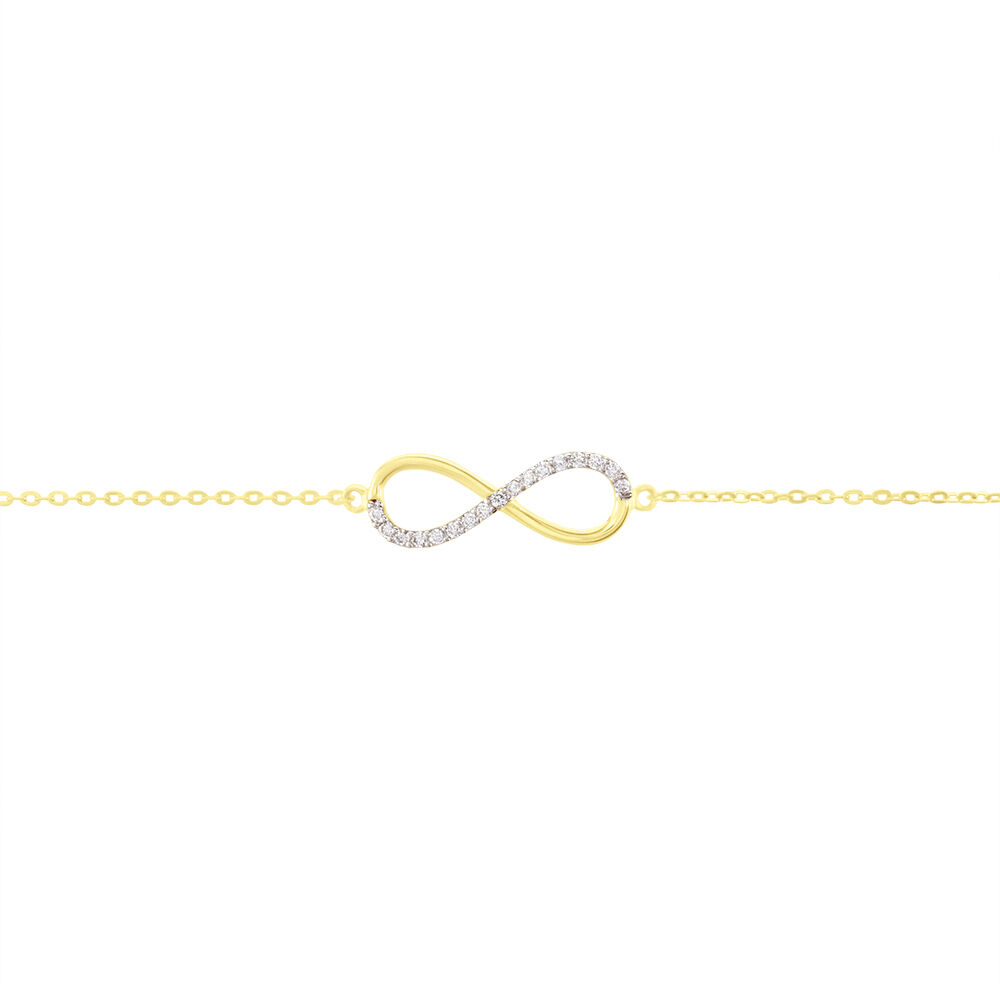 Bracelet Frankiska Or Jaune Oxyde De Zirconium - Bracelets chaînes Femme | Marc Orian