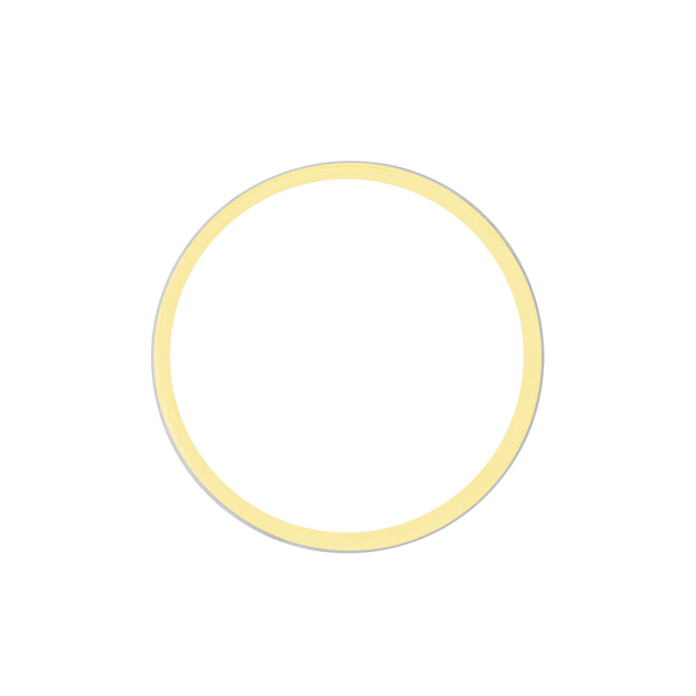 Alliance Effet Epi Mat Ruban Plat Or Bicolore - Alliances duo Unisex | Marc Orian