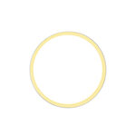 Alliance Effet Epi Mat Ruban Plat Or Bicolore - Alliances duo Unisex | Marc Orian